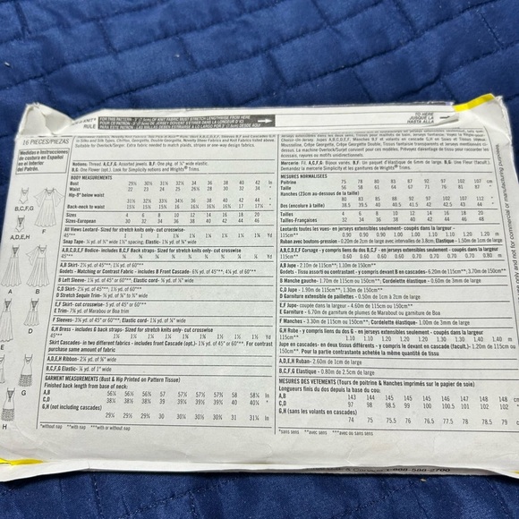 McCalls costumes-uncut -2663-size med medieval costumes- snood and shawl - Picture 5 of 7